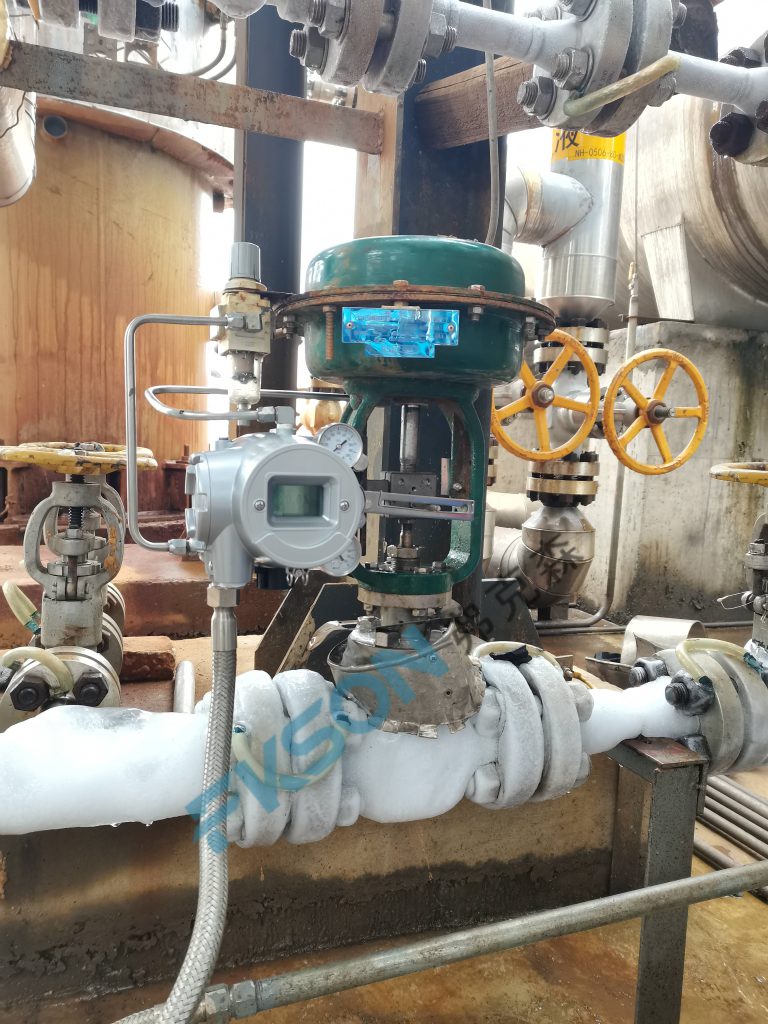 MCT790智能阀门定位器安装图-工业自动化改造现场